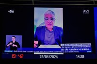 Em pronunciamento via videoconferência, senador Eduardo Girão (Novo-CE).